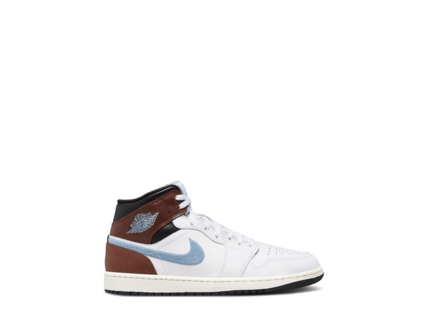 Air Jordan Retro 1 Mid SE 'Brown Blue Grey'