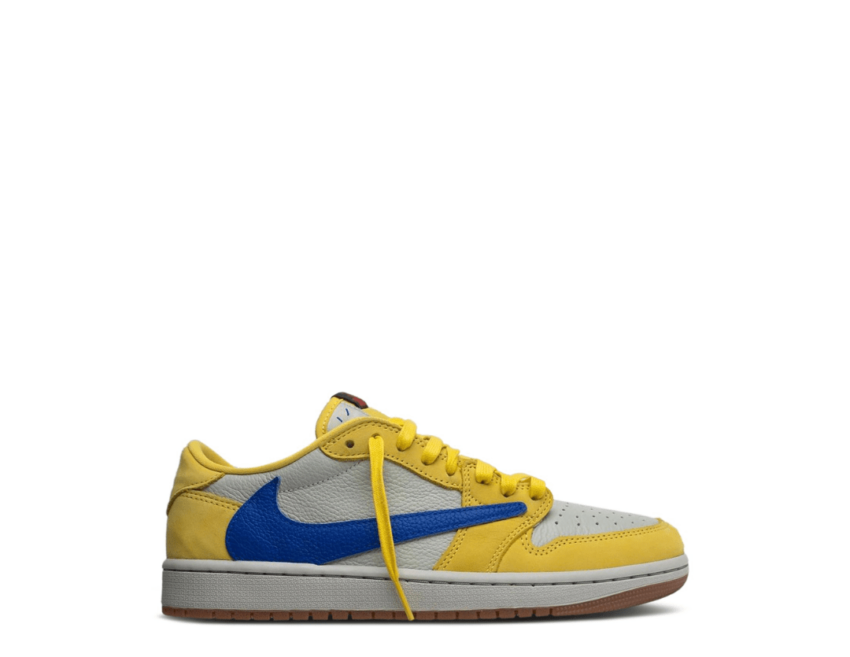 WMNS Air Jordan Retro 1 Low x Travis Scott 'Canary'