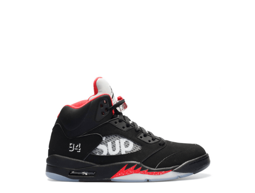 Air Jordan Retro 5 'Supreme -Black'