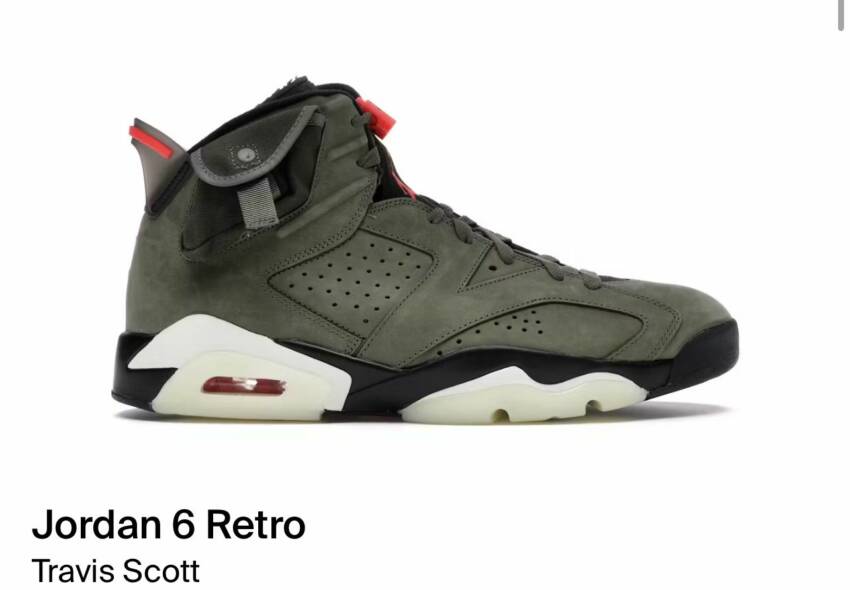 Jordan 6 Retro "Travis Scott"